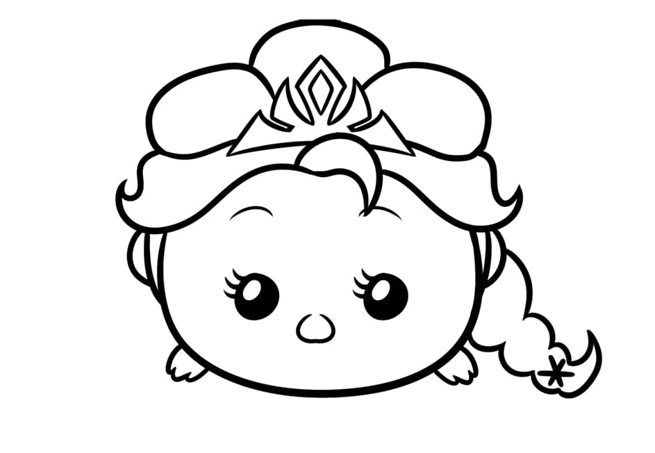 ระบายสี Cinderella Tsum Tsum
