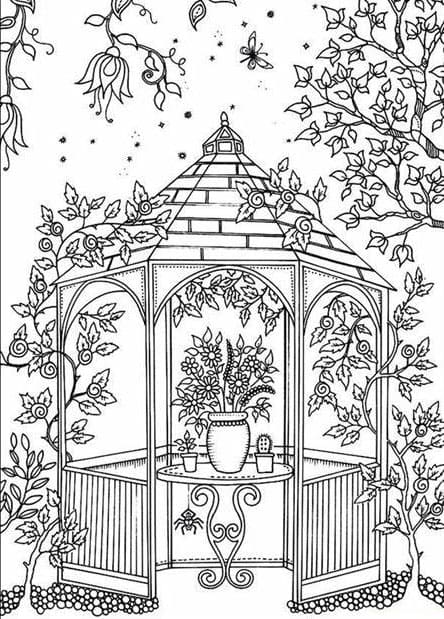 ระบายสี Free Print Garden