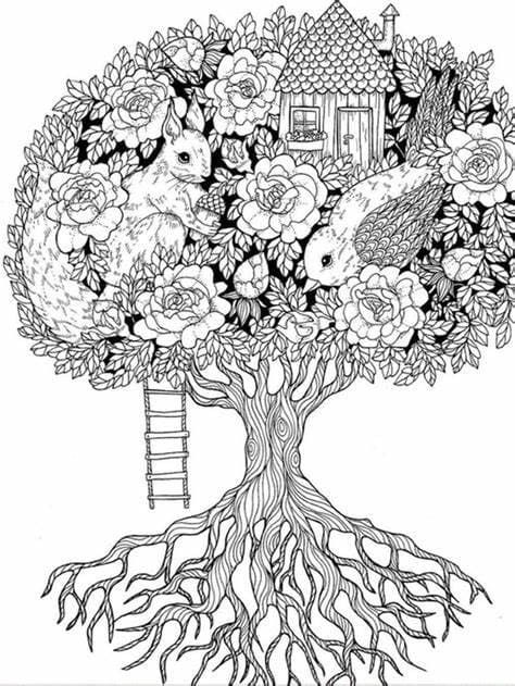 ระบายสี Tree House