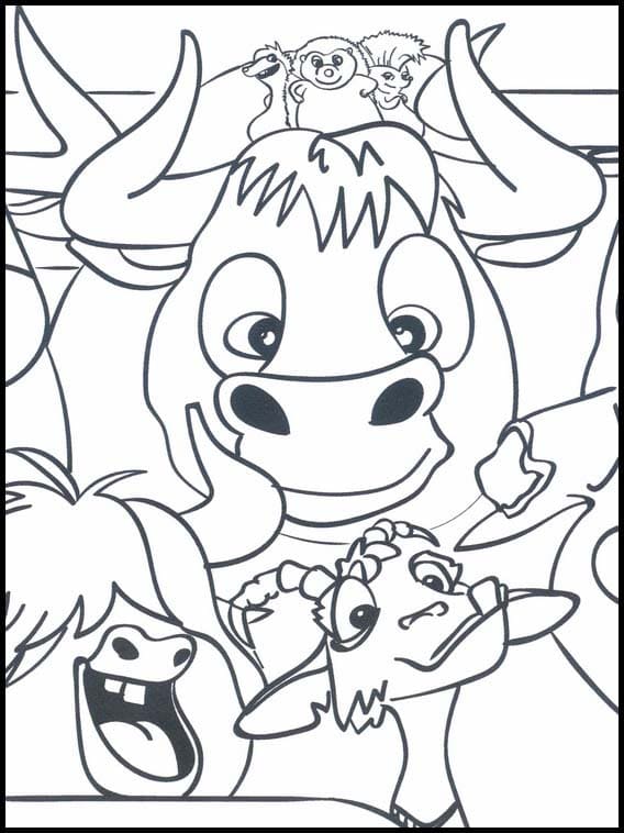 ระบายสี เฟอร์ดินานด์และเพื่อนๆ