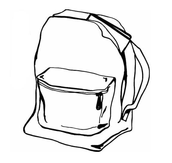 ระบายสี กระเป๋าเป้สะพายหลังพิมพ์ลายสำหรับนักเรียน