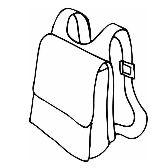 ระบายสี กระเป๋าเป้สะพายหลังสำหรับนักเรียน