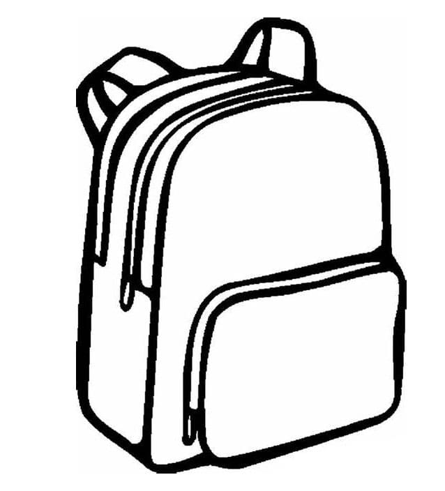 ระบายสี กระเป๋าเป้สะพายหลังสำหรับนักเรียนที่พิมพ์ได้