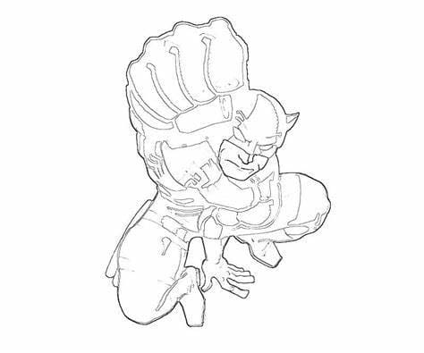 ระบายสี โครงร่างกล้าบ้าที่พิมพ์ได้