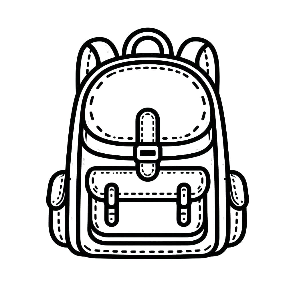 ระบายสี เป้สะพายหลังแบบง่าย