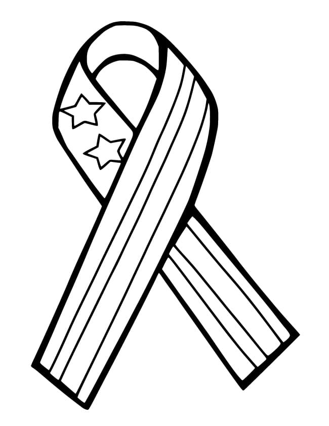 ระบายสี ริบบิ้นวันรำลึกทหารผ่านศึก