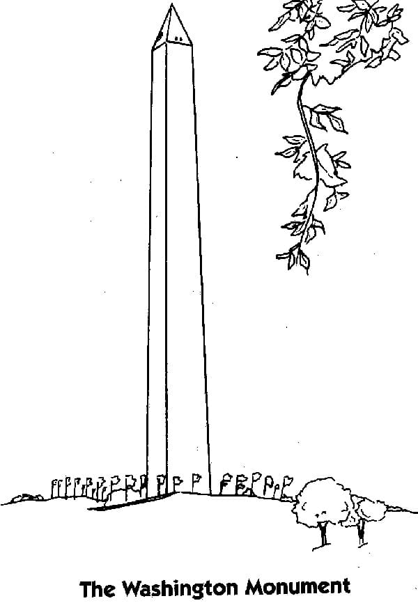 ระบายสี อนุสาวรีย์วอชิงตัน