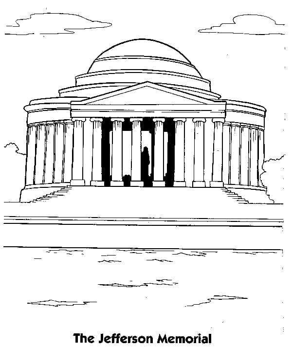 ระบายสี อนุสรณ์สถานโทมัส เจฟเฟอร์สัน