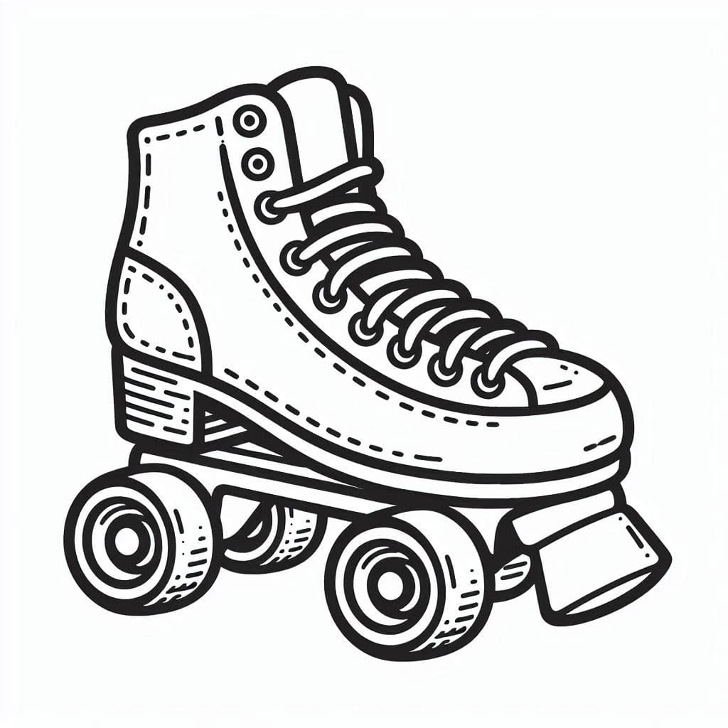 ระบายสี ลายโรลเลอร์สเก็ต