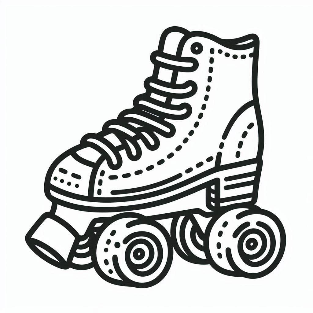 ระบายสี พิมพ์โรลเลอร์สเก็ตฟรี