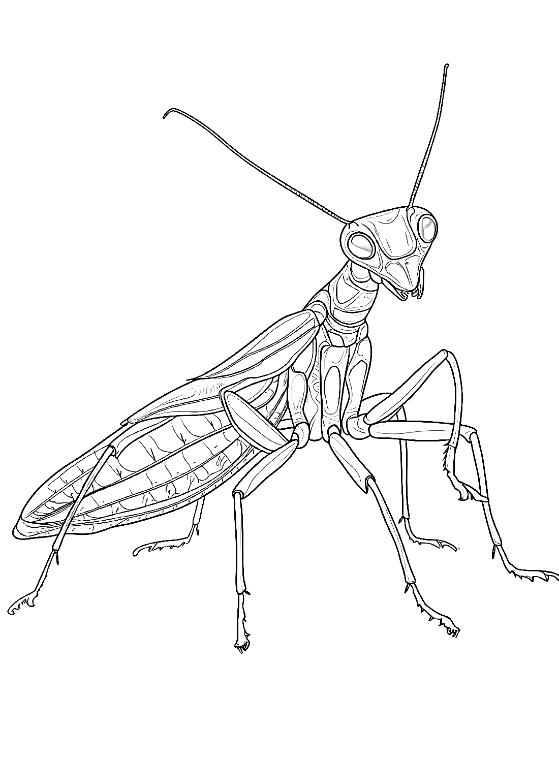 ระบายสี ศิลปะตั๊กแตนตำข้าว