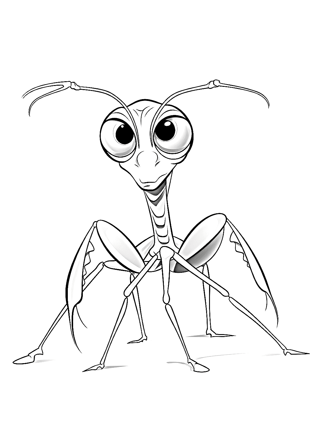 ระบายสี ตั๊กแตนตั๊กแตนแสนสนุก