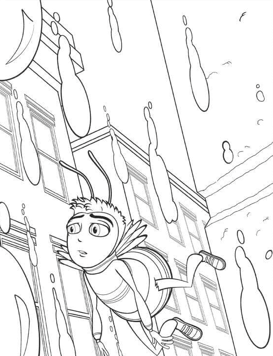 ระบายสี แบร์รี่ใต้สายฝน