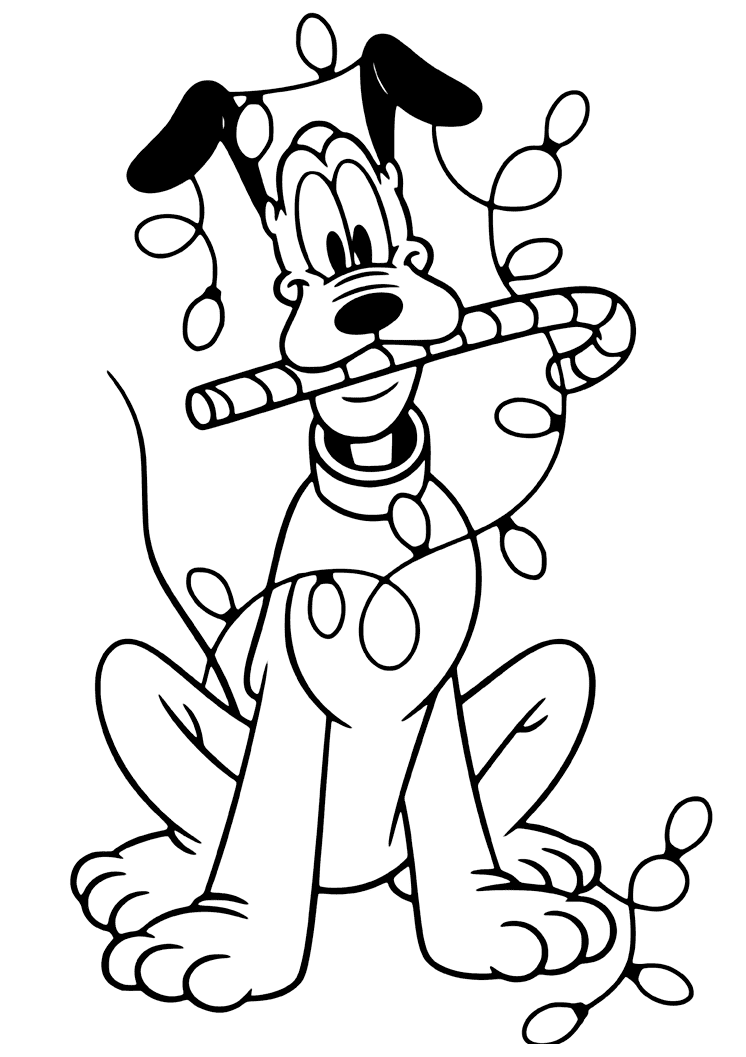 ระบายสี ดาวพลูโตกับไฟคริสต์มาส