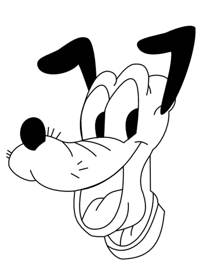 ระบายสี ดิสนีย์พลูโตเฟซ