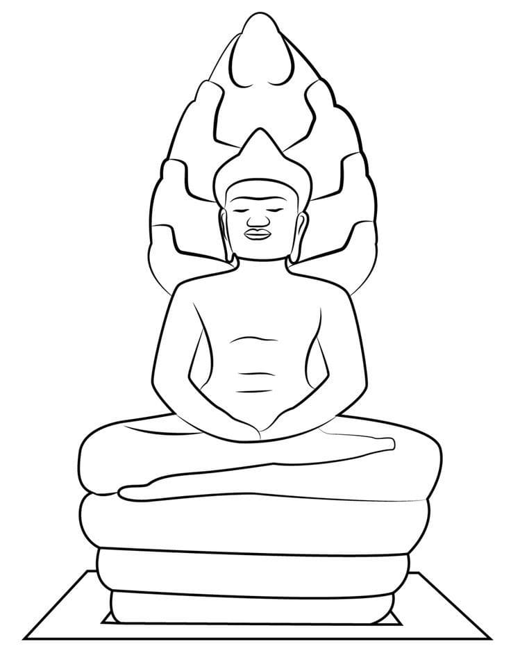 ระบายสี ฟรีพิมพ์พระพุทธรูป