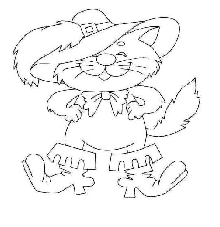 ระบายสี แฮปปี้ พุซ อิน บู๊ทส์