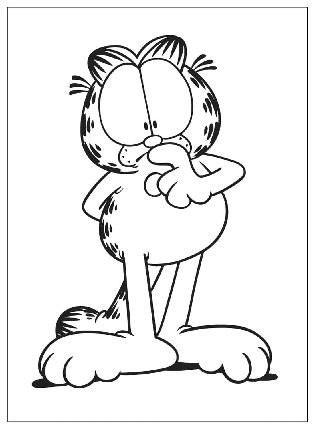 ระบายสี การ์ฟิลด์คิด