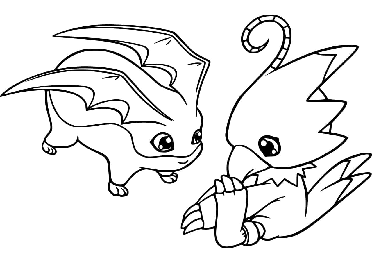 ระบายสี ปาตามอนและบิโยมอน