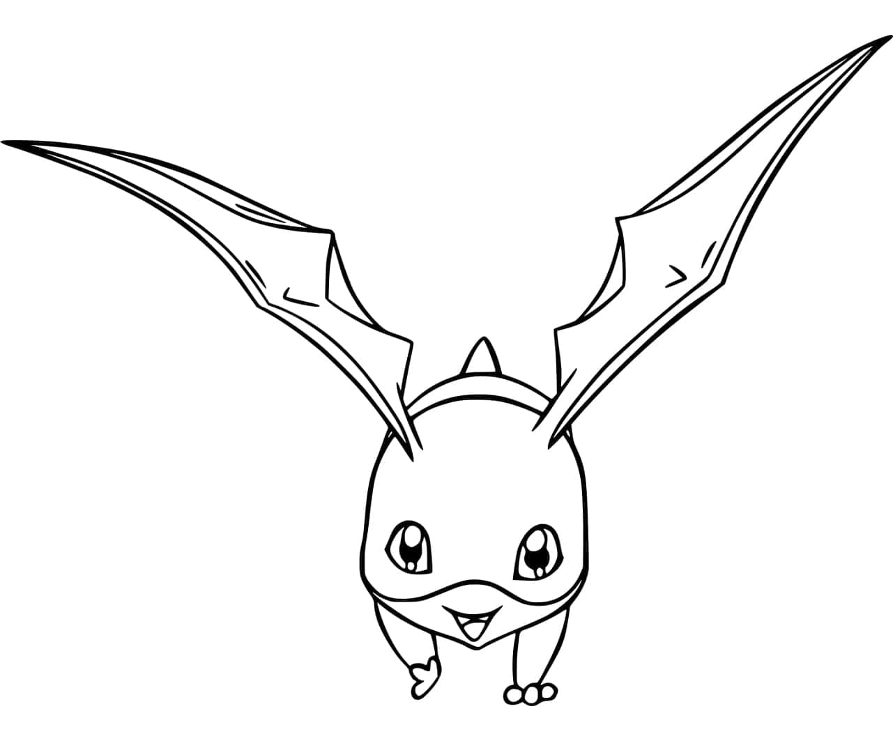 ระบายสี ปาตาม่อน น่ารัก