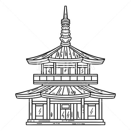 ระบายสี พิมพ์เจดีย์ฟรี