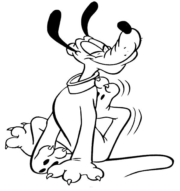 ระบายสี พลูโตผู้แสนน่ารัก