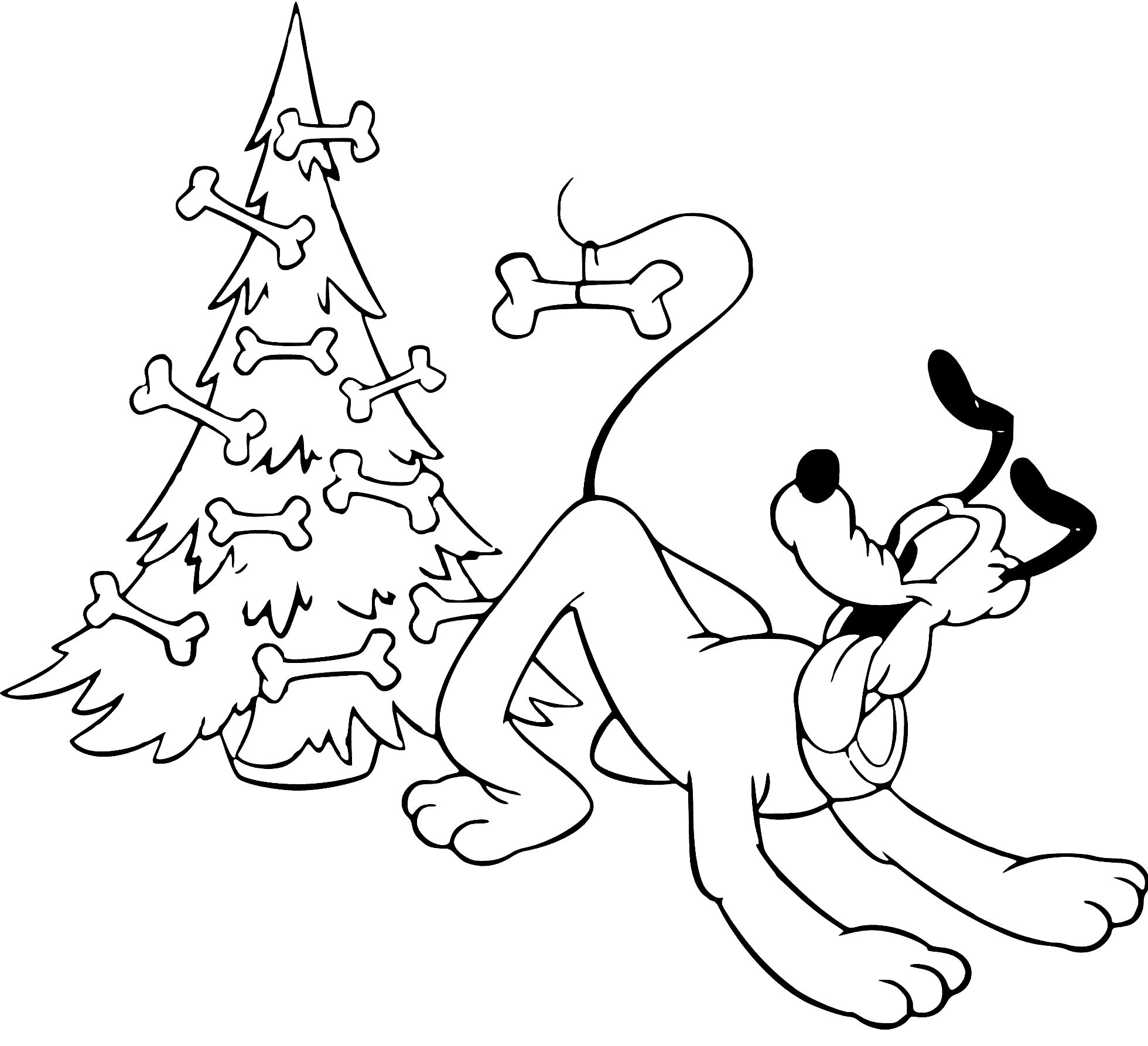 ระบายสี ต้นไม้ประดับดาวพลูโตด้วยกระดูก