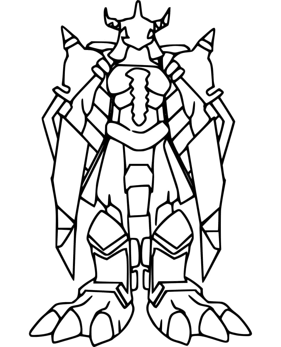 ระบายสี วอร์เกรย์มอน