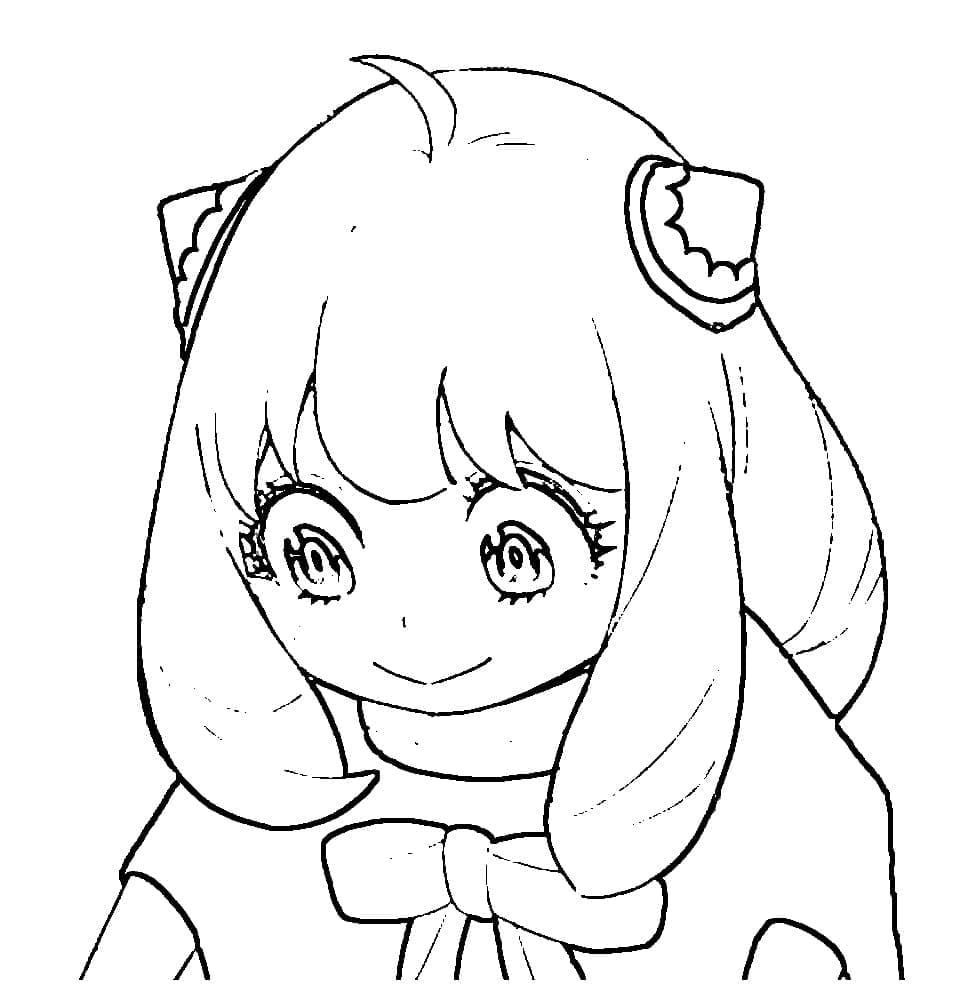 ระบายสี อันยา ฟอร์เกอร์ น่ารัก