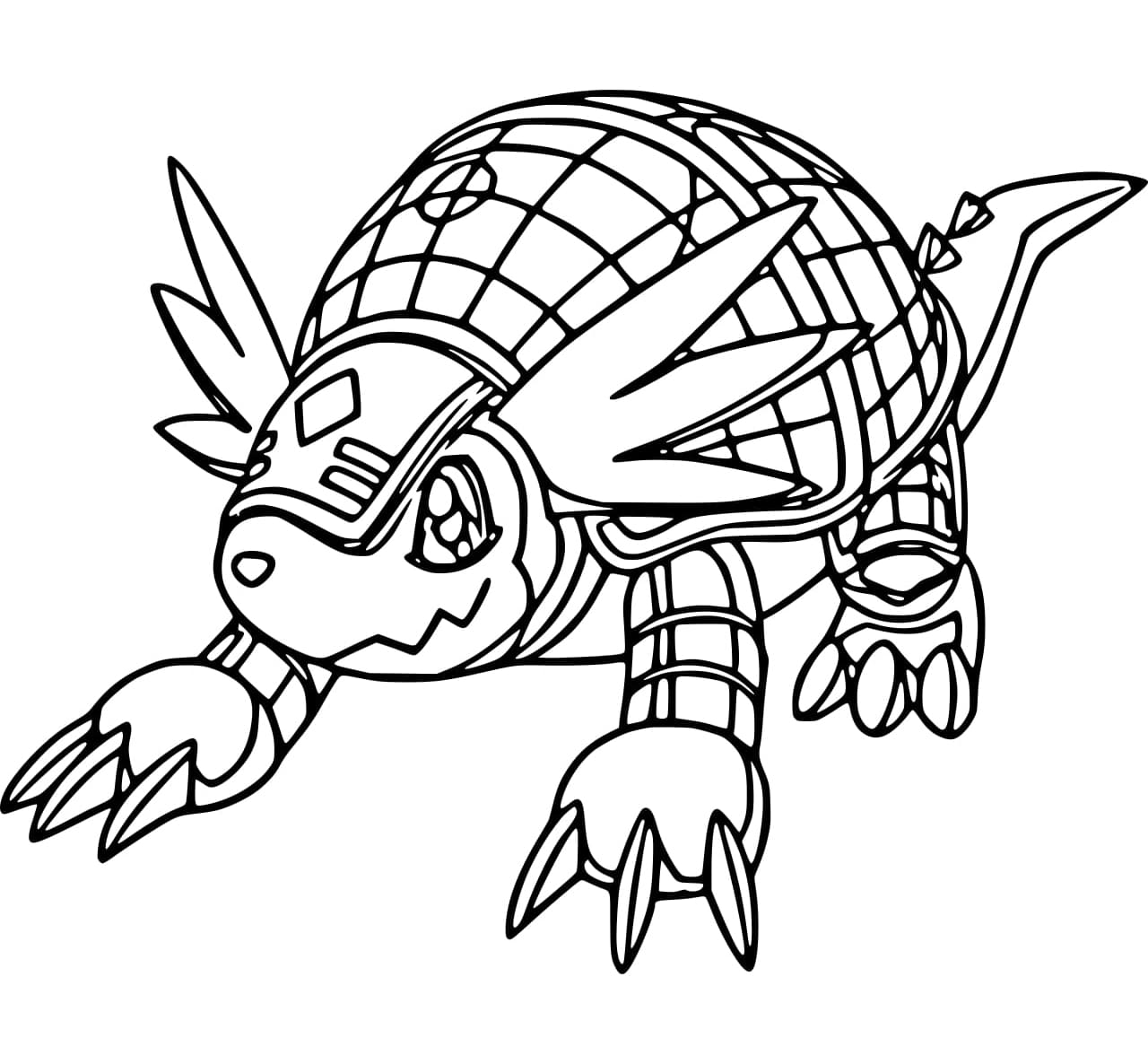 ระบายสี อาร์มาดิลโลมอน