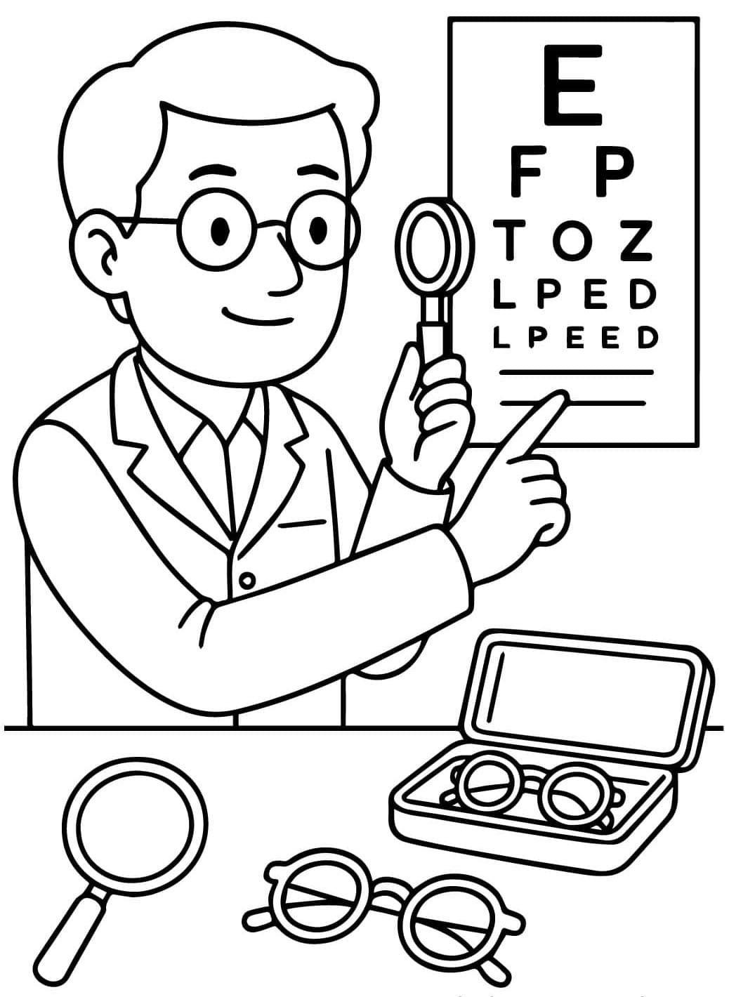 ระบายสี จักษุแพทย์