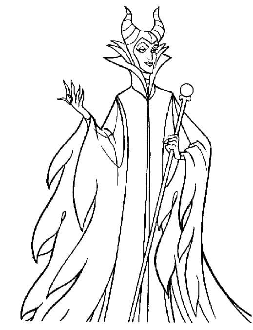 ระบายสี เจ้าหญิงนิทรา ปีศาจมาเลฟิเซนต์