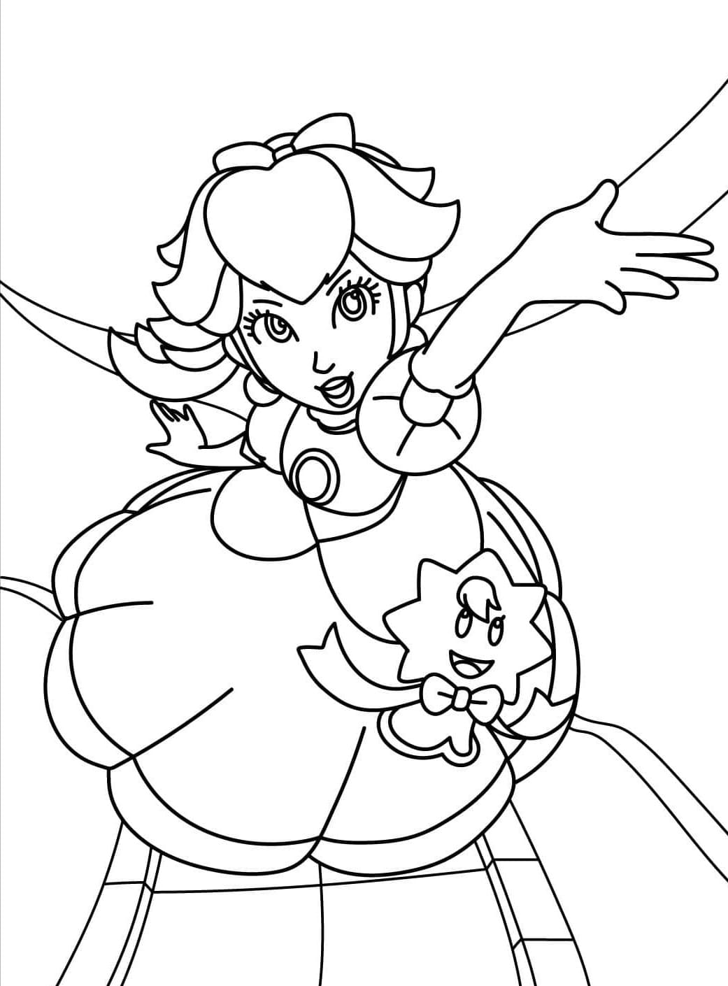 ระบายสี เจ้าหญิงพีชเต้นรำ