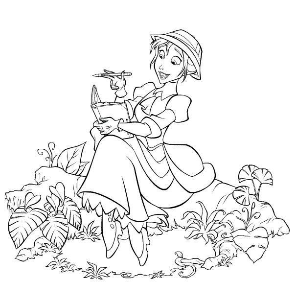 ระบายสี เจนเขียนสมุดบันทึก