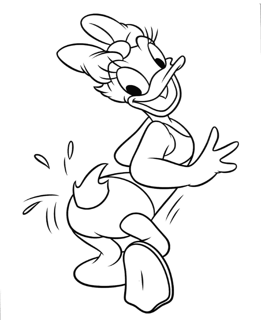 ระบายสี จีบสาวโดนัลด์ดั๊ก