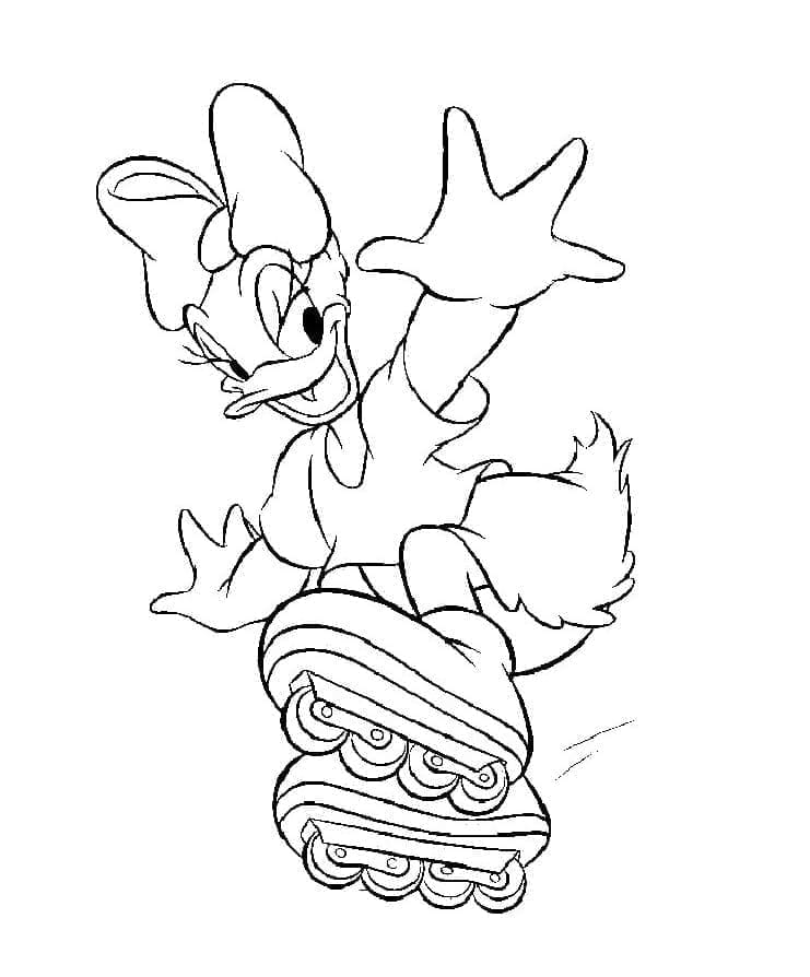 ระบายสี เดซี่ดั๊กน่ารัก