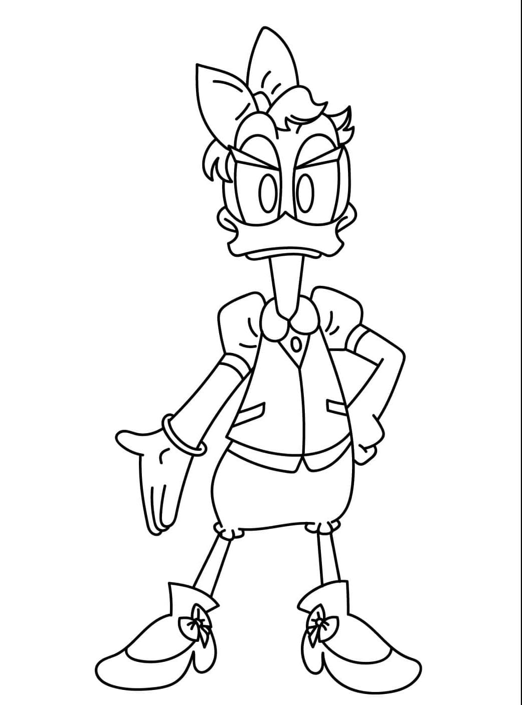 ระบายสี เดซี่ดั๊กโกรธ