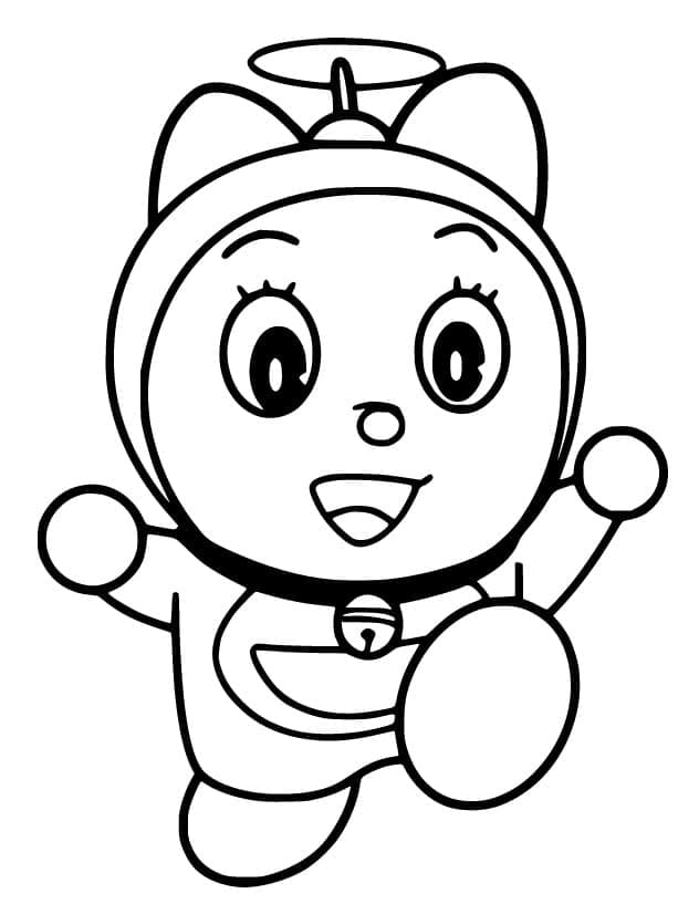 ระบายสี โดเรมีมีความสุขมาก