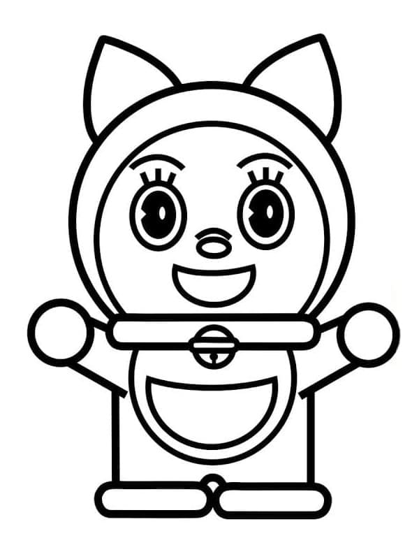 ระบายสี โดเรมีน่ารัก