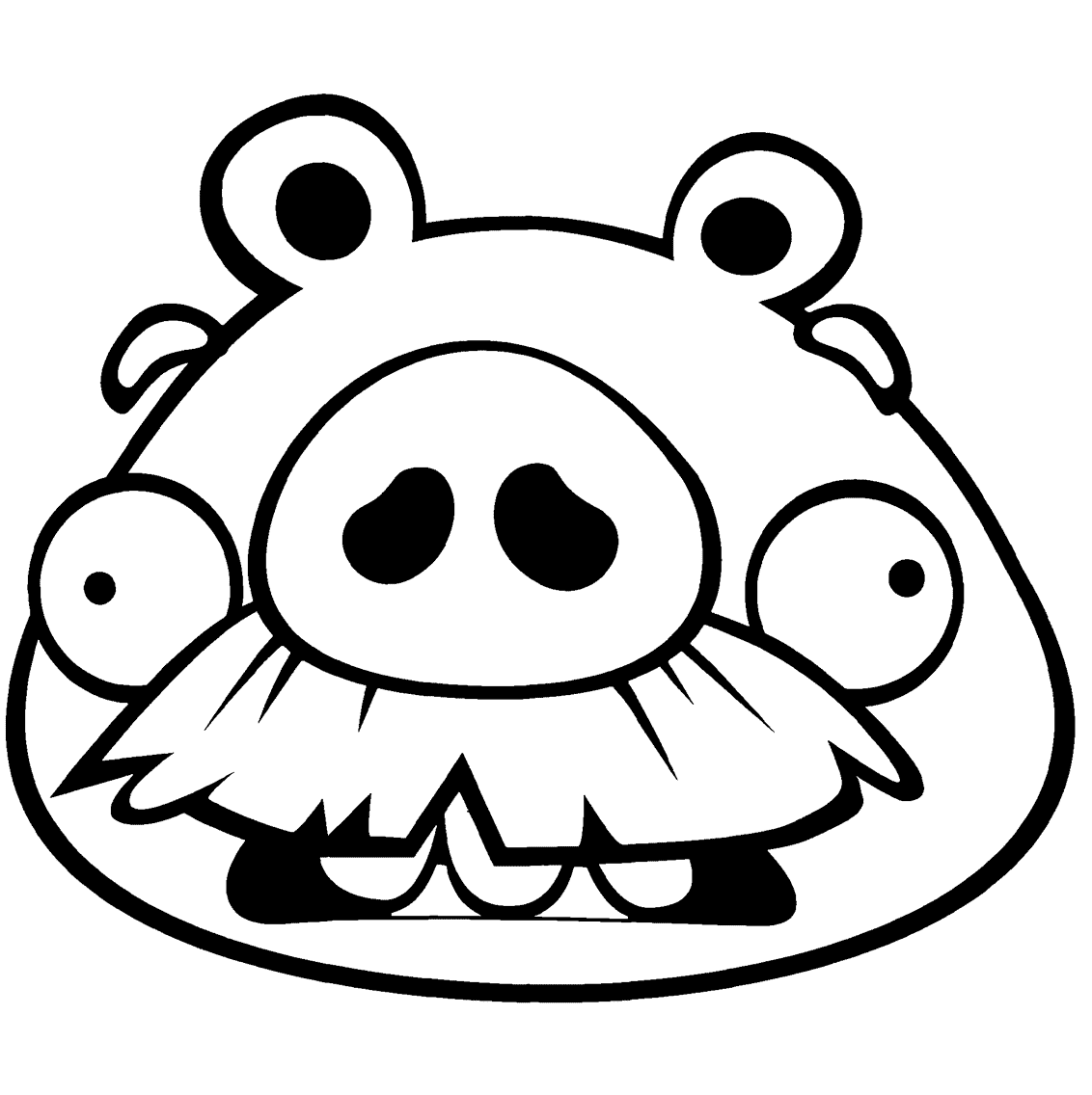 ระบายสี หัวหน้าหมู