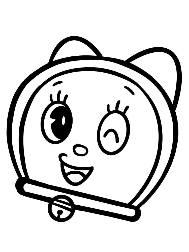 ระบายสี หน้าโดเรมีน่ารัก