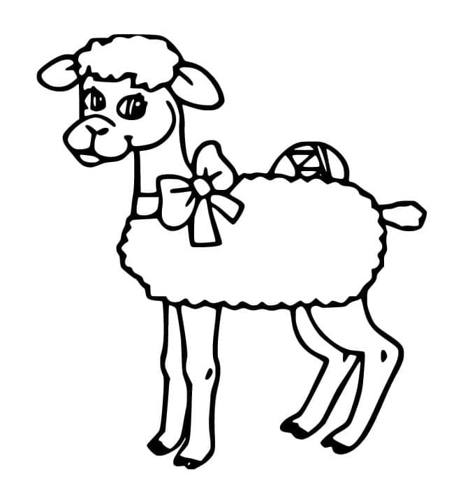 ระบายสี แกะฟรีสำหรับเด็ก