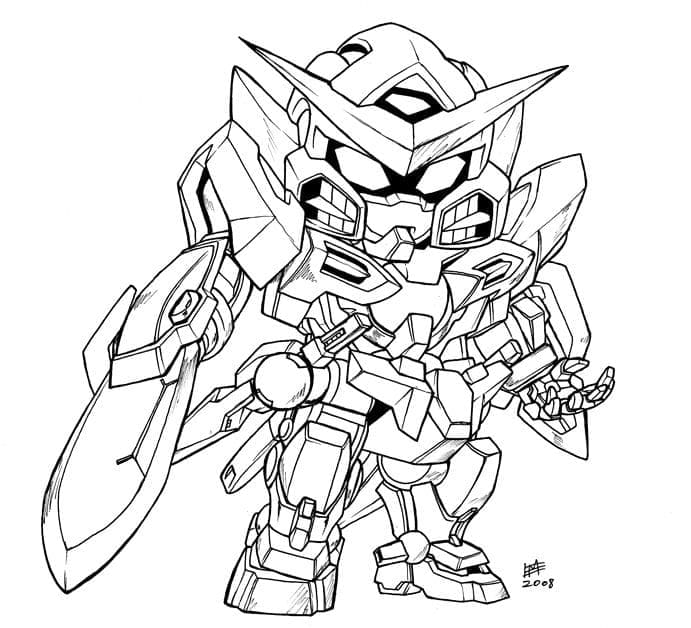 ระบายสี กันดั้มที่พิมพ์ได้