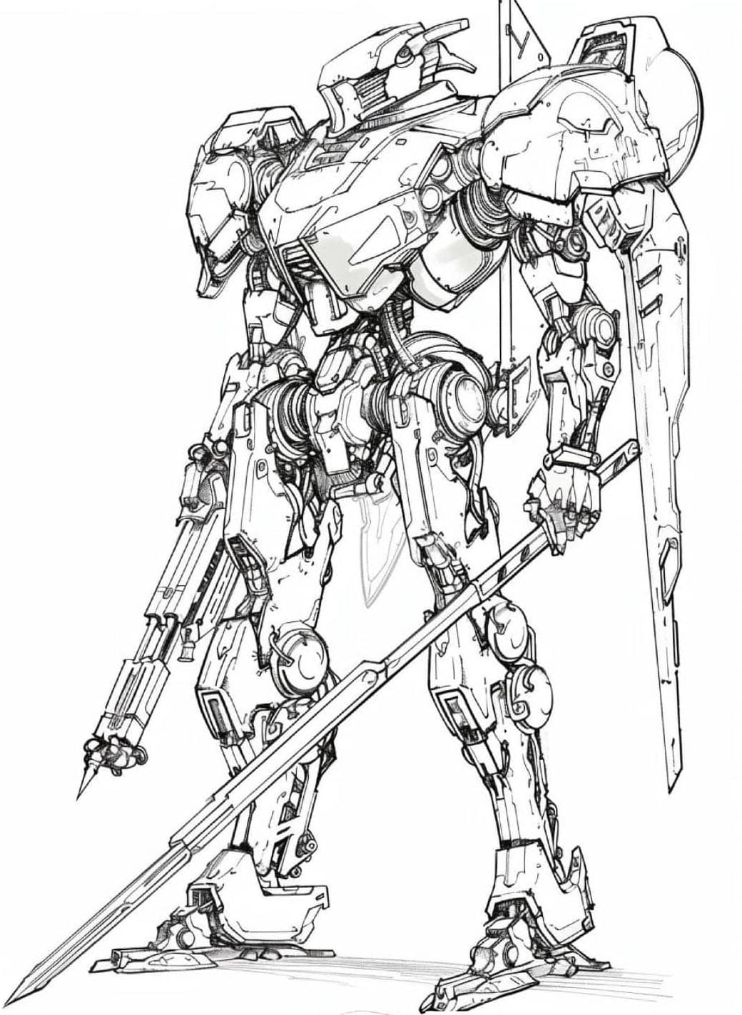 ระบายสี กันดั้มธรรมดา