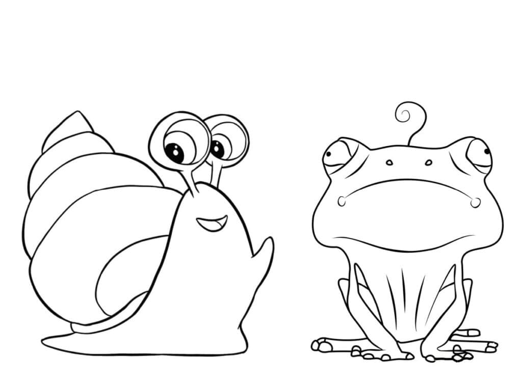 ระบายสี การ์ตูนตัวอ่อน