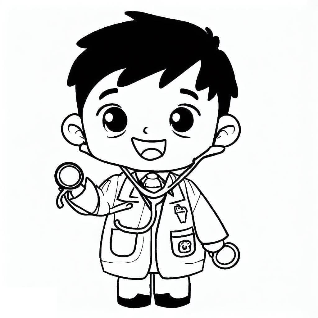 ระบายสี คุณหมอสุดน่ารัก