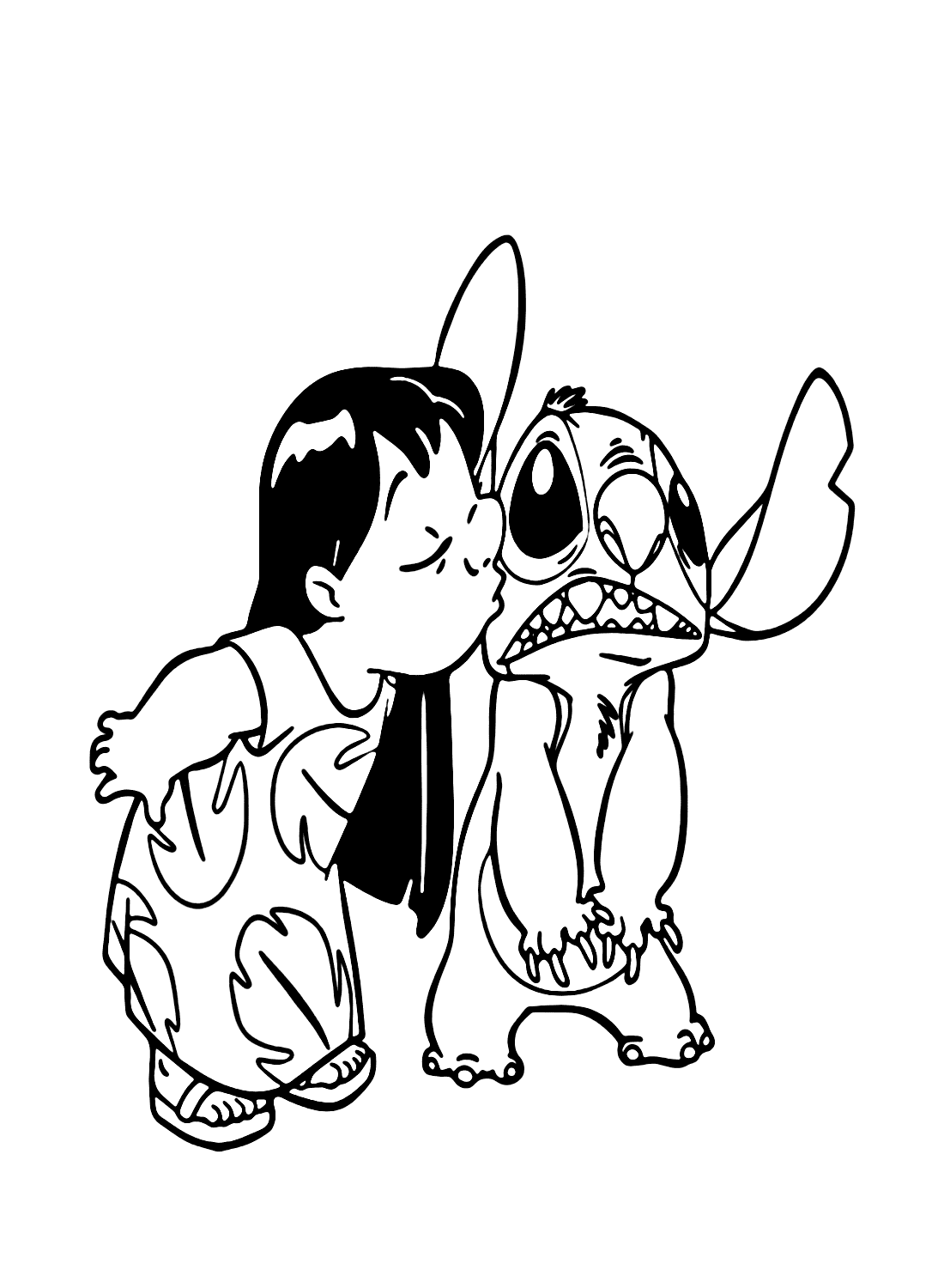 ระบายสี ลิโล่สุดน่ารักและ สติทซ์