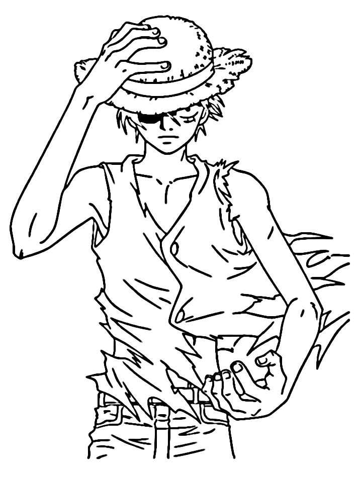 ระบายสี ลูฟี่โกรธ