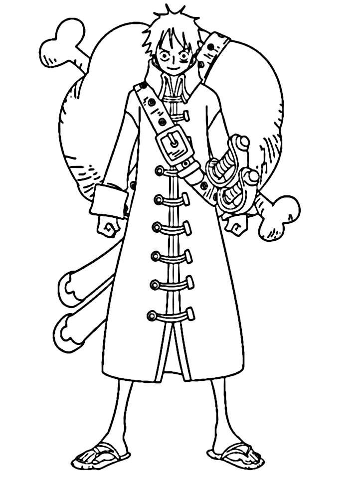 ระบายสี ลูฟี่สุดเท่