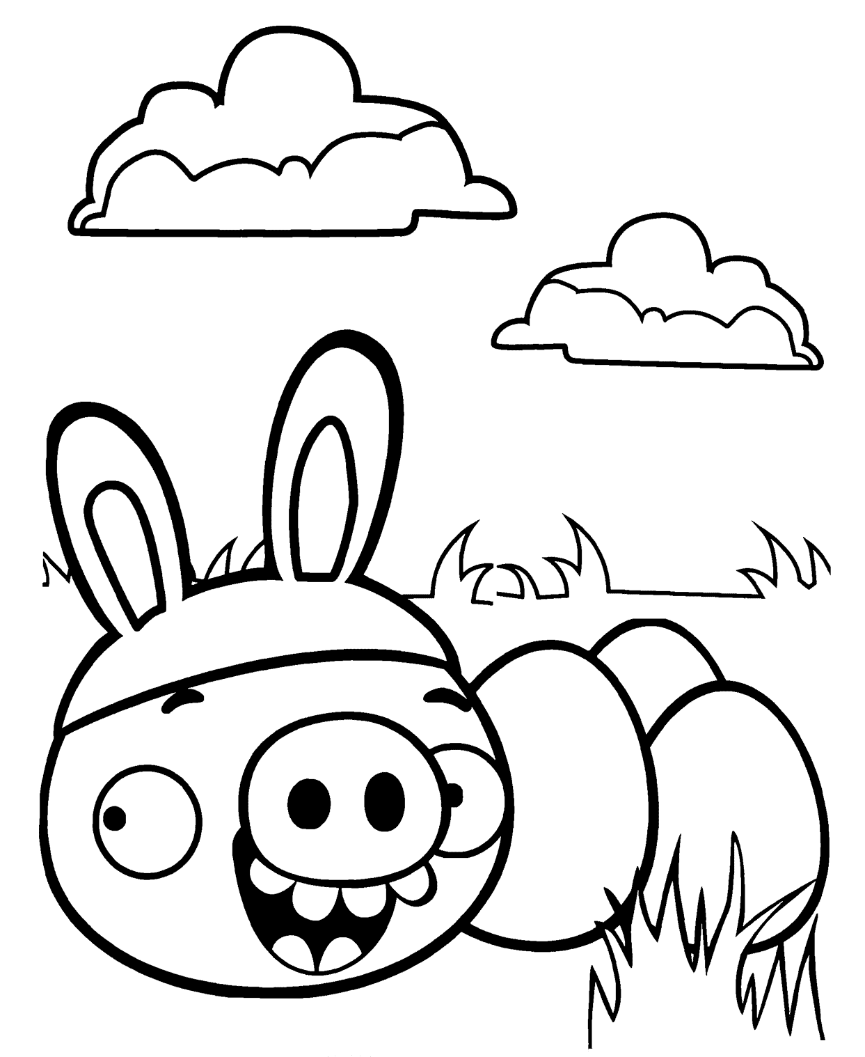 ระบายสี ลูกหมูมินเนี่ยนขโมยไข่อีสเตอร์